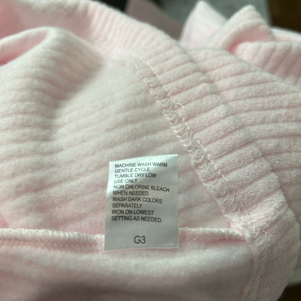 Miss Elaine Pink Long Sleeve Robe Size M - Picture 7 of 7